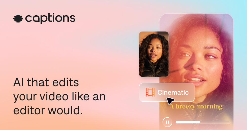 Screenshot of Captions