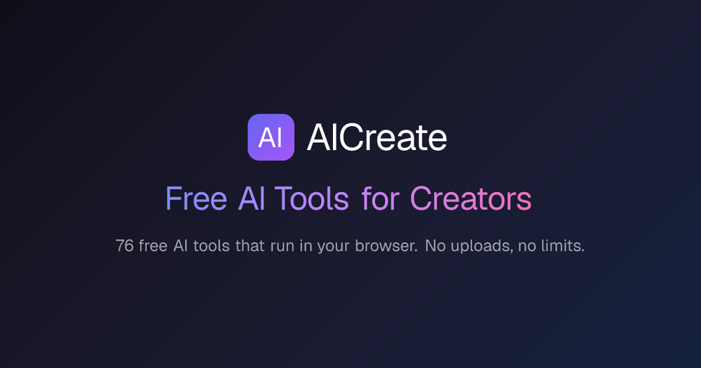 image of AICreate