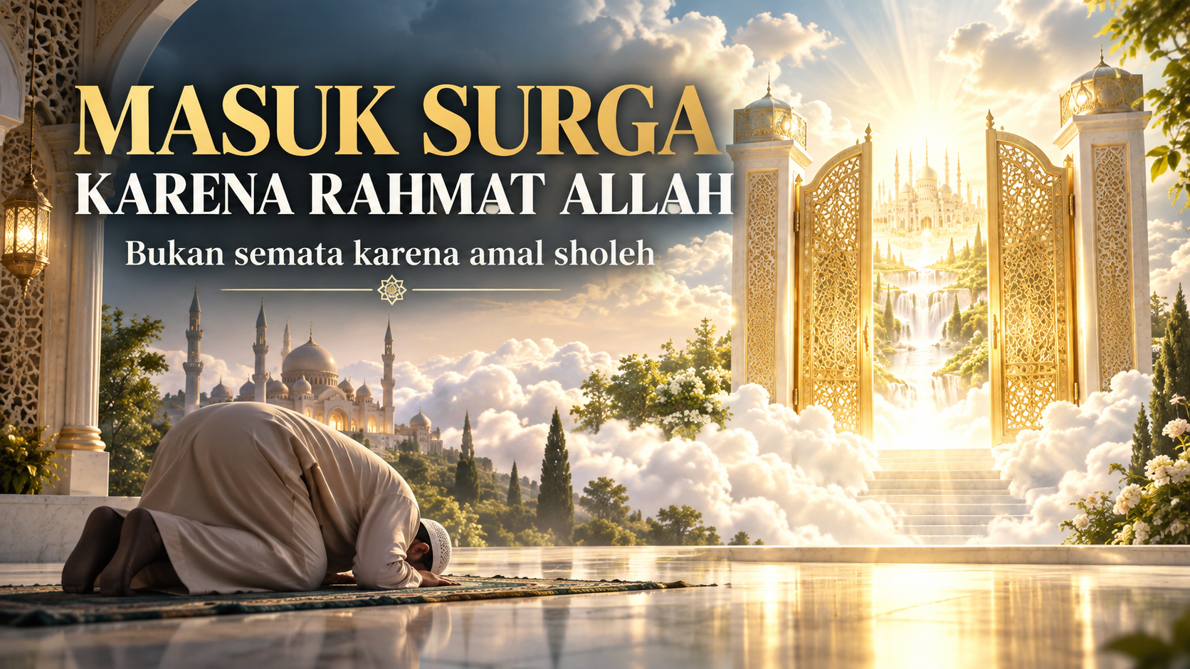 Kita Masuk Surga Bukan Karena Amal, tetapi Karena Rahmat Allah