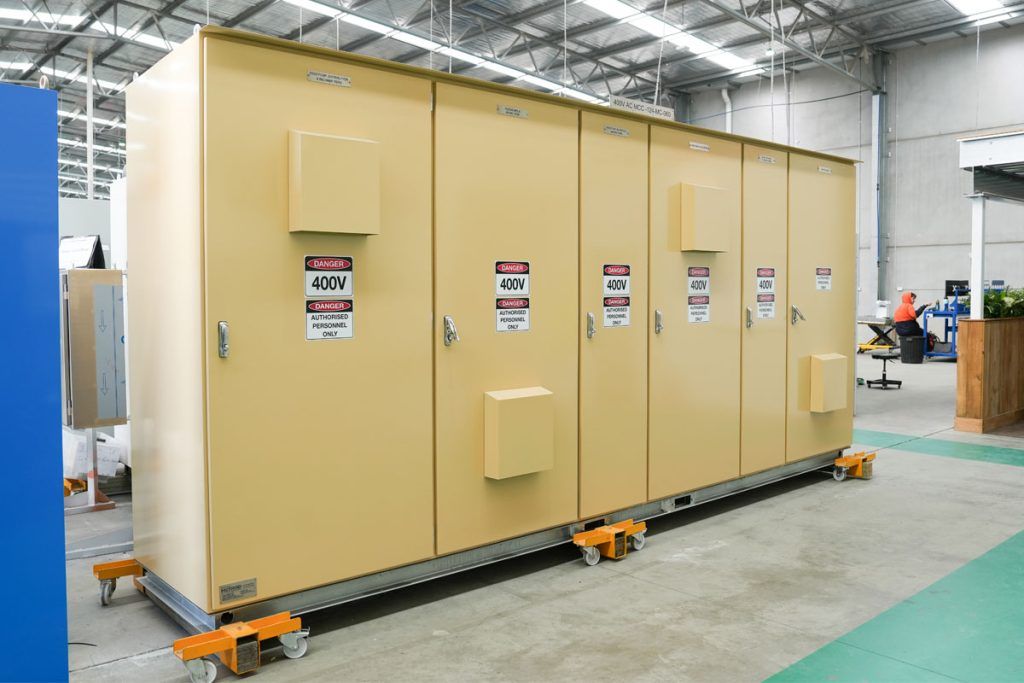 Mining pump starter panels