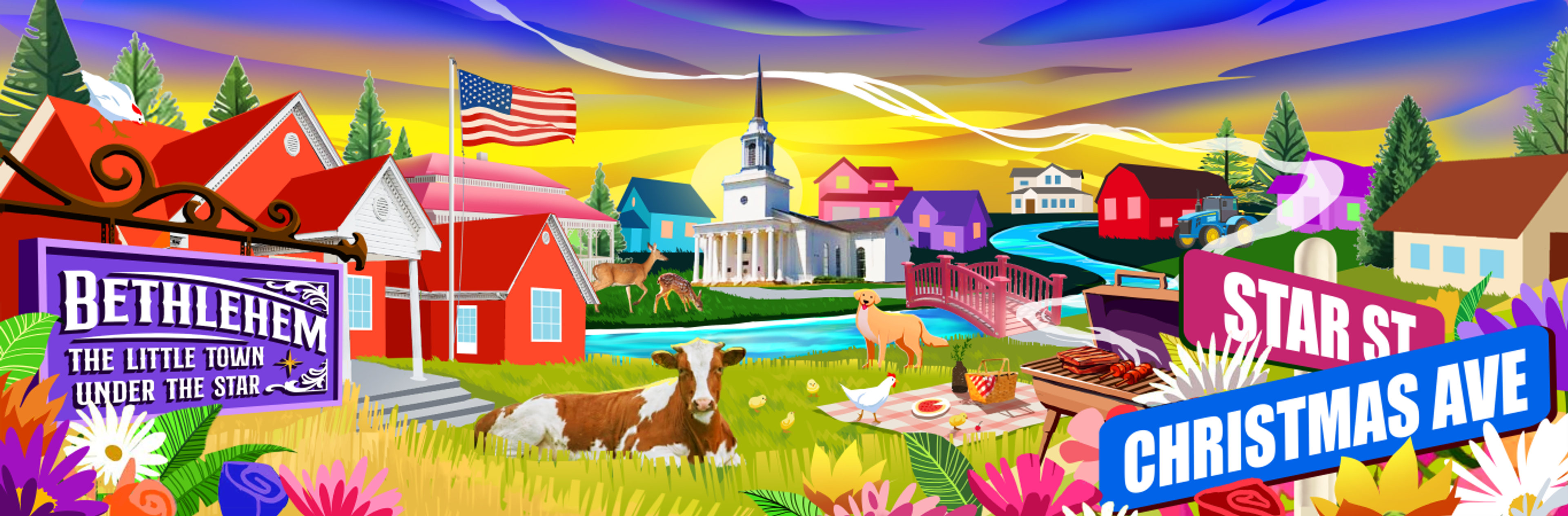 Kroger Mural in Bethlehem, GA