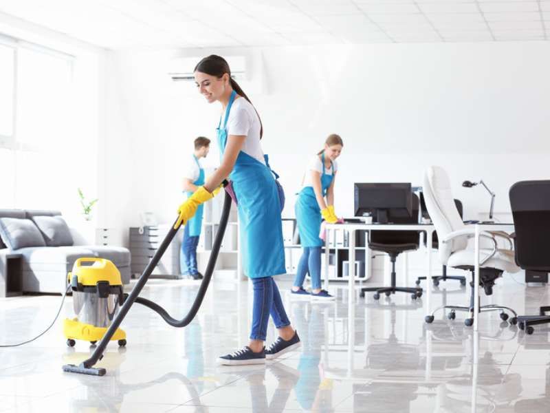 Modern corporate office interior — clean and ready for business