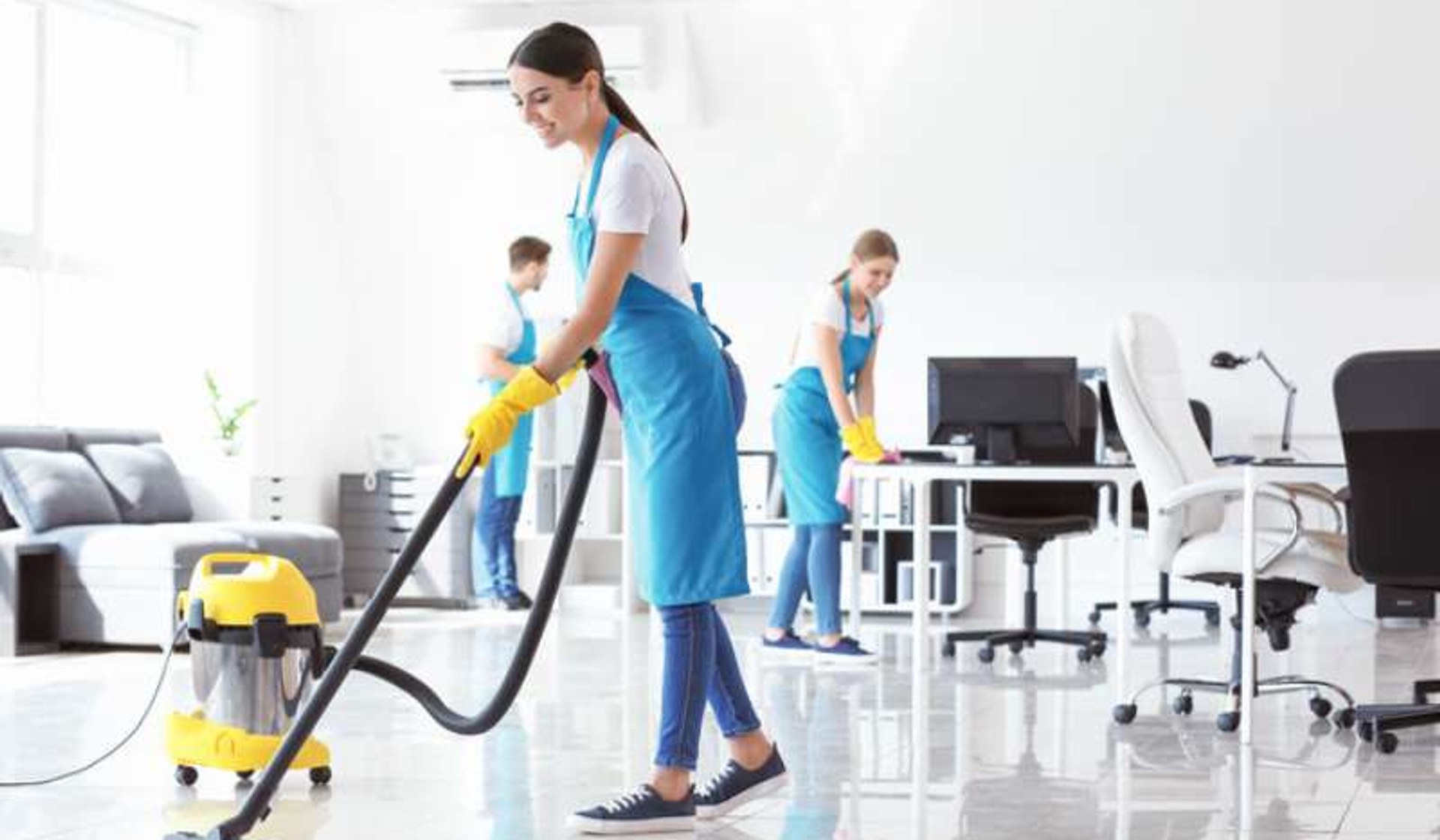 Modern corporate office interior — clean and ready for business