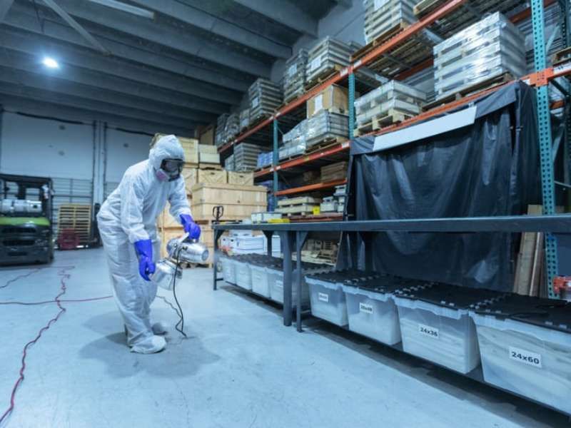 Sydney industrial cleaning team at work