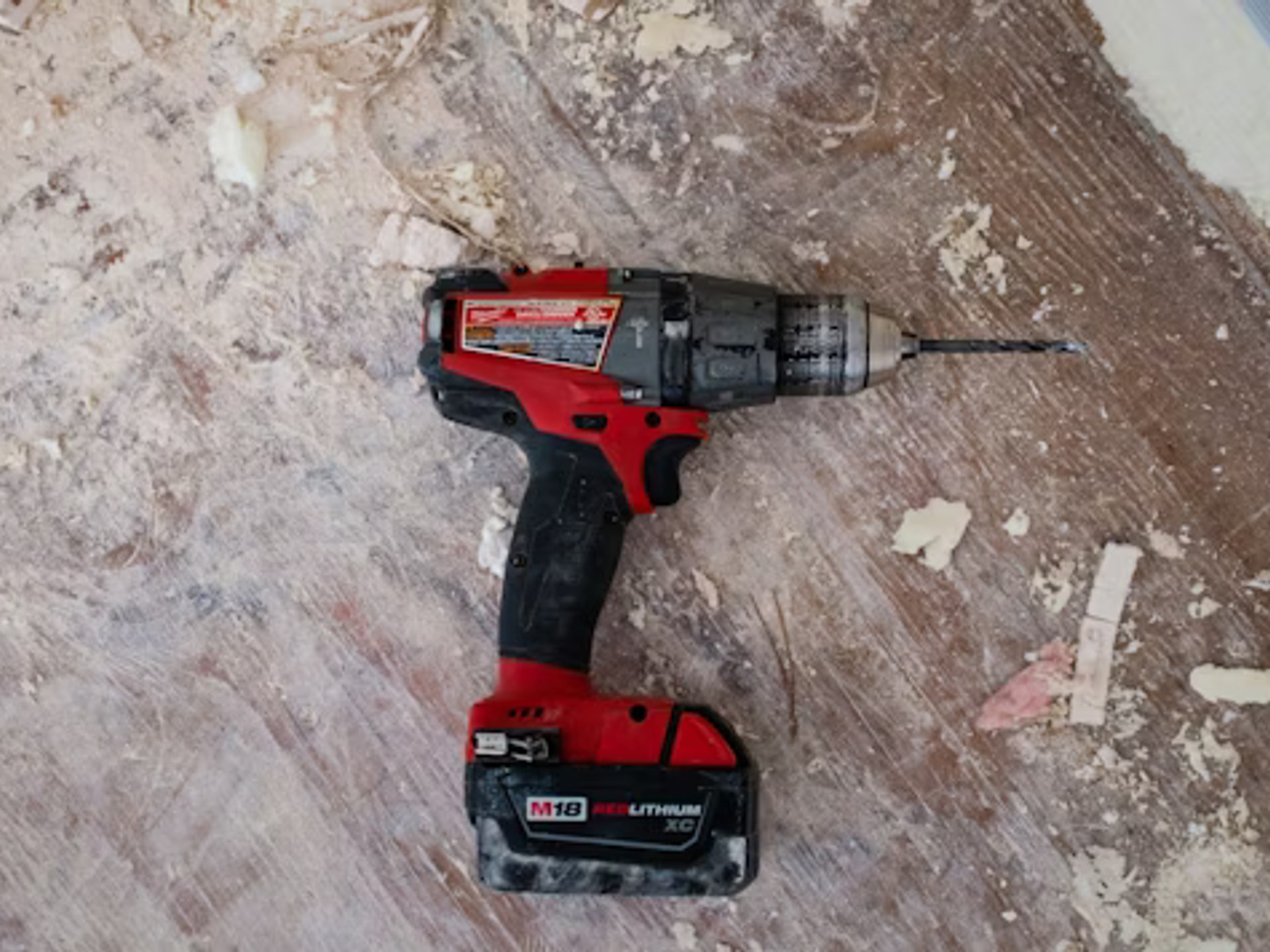 Carpenter building and assembling furniture