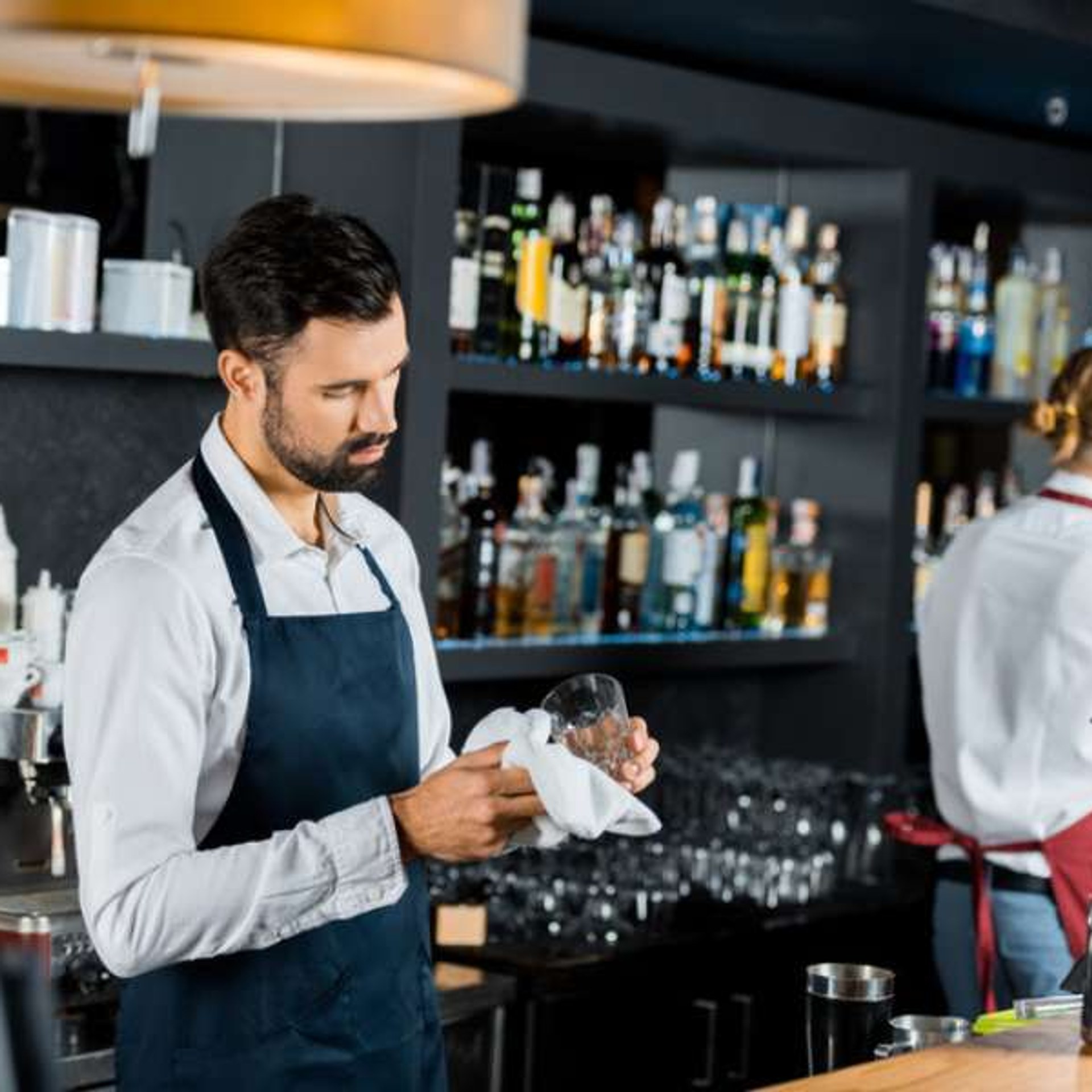 Commercial kitchen in a professional restaurant