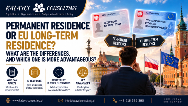 Permanent Residence or Long-Term EU Residence? What is the Difference Between Them, and Which is More Advantageous?