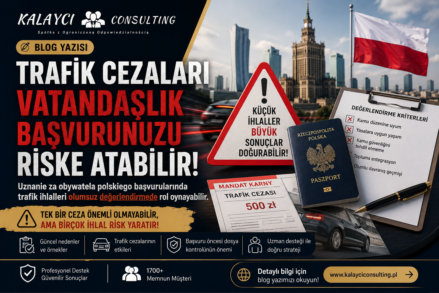 What Should Be Considered in Uznanie za Obywatela Polskiego Applications? Can Traffic Fines Create Problems?