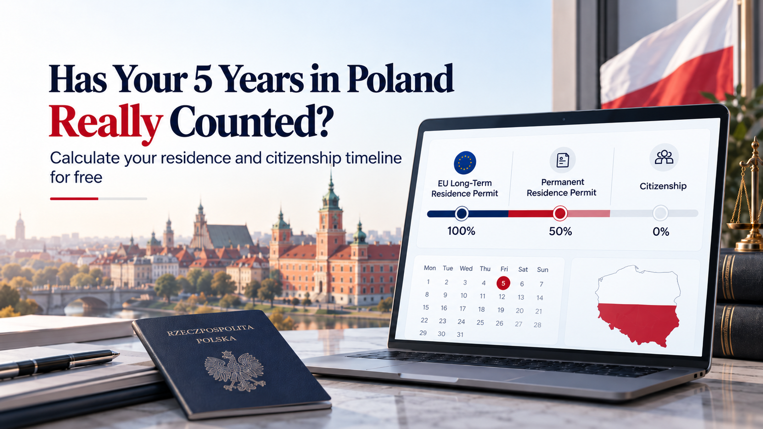 When Does the 5-Year Period in Poland Come to an End? How Are Residence and Citizenship Periods Calculated?