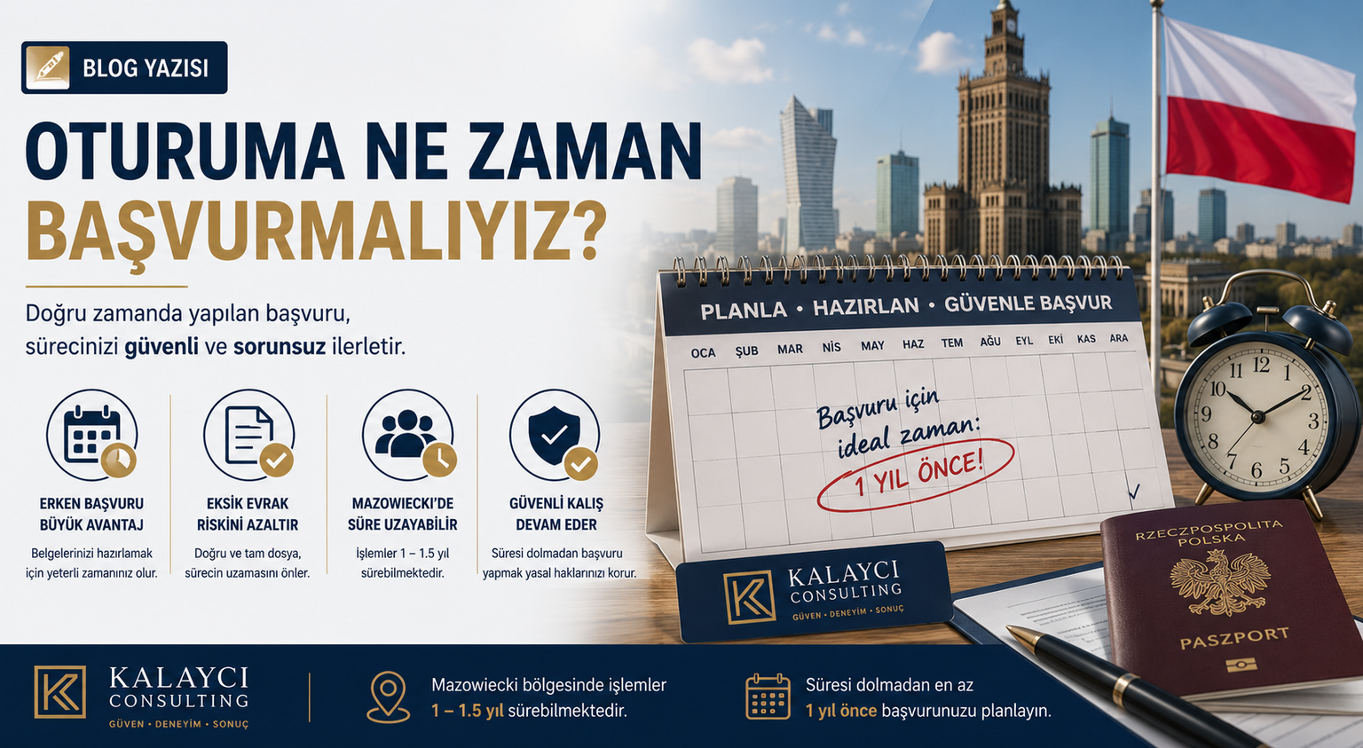 Kiedy ubiegać się o zezwolenie na pobyt w Polsce?