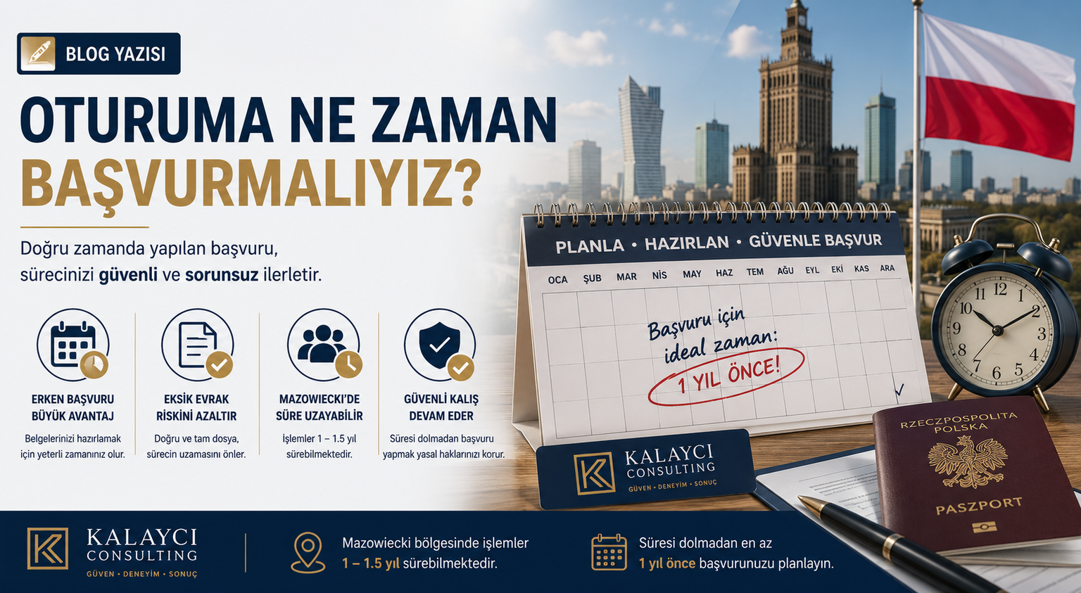 Kiedy ubiegać się o zezwolenie na pobyt w Polsce?