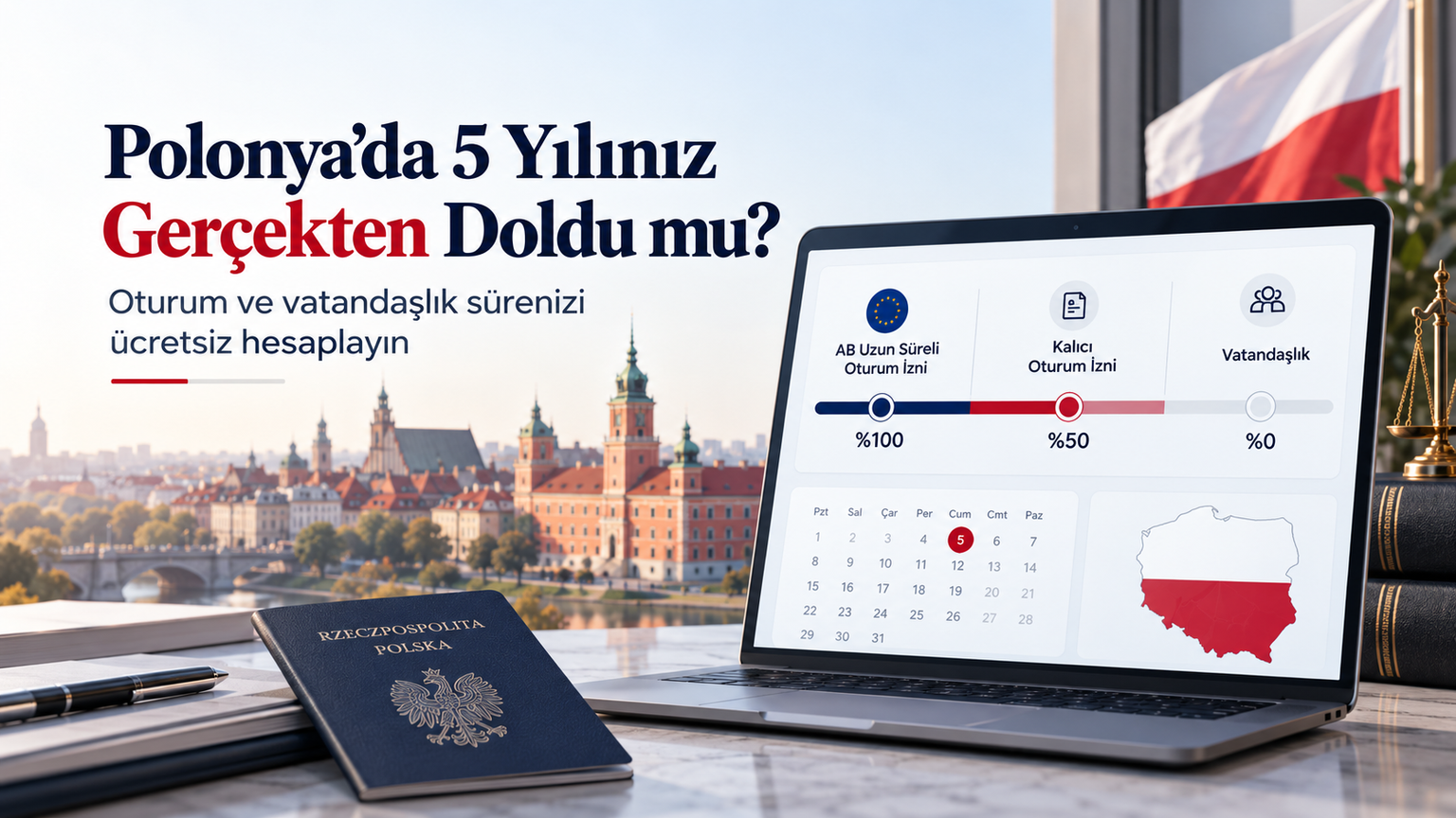 Polonya’da 5 Yıl Ne Zaman Doluyor? Oturum ve Vatandaşlık Süreleri Nasıl Hesaplanır?