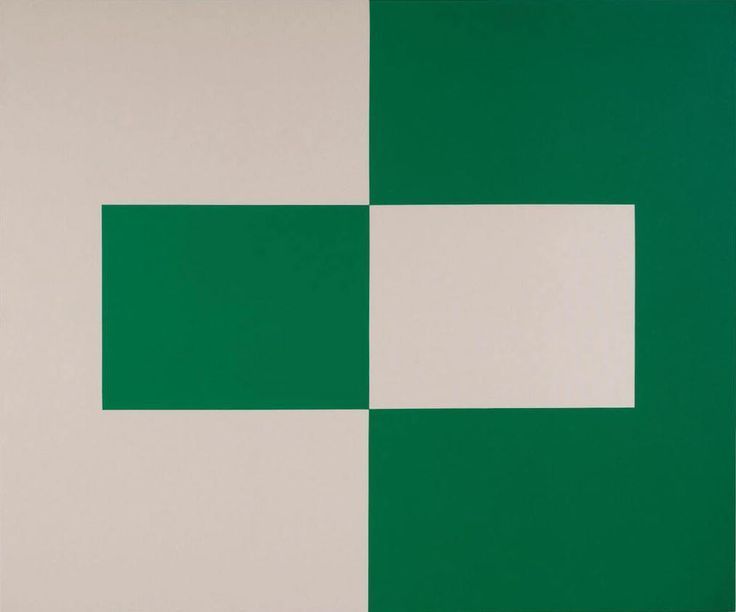 Composición de rectángulos verdes y claros.