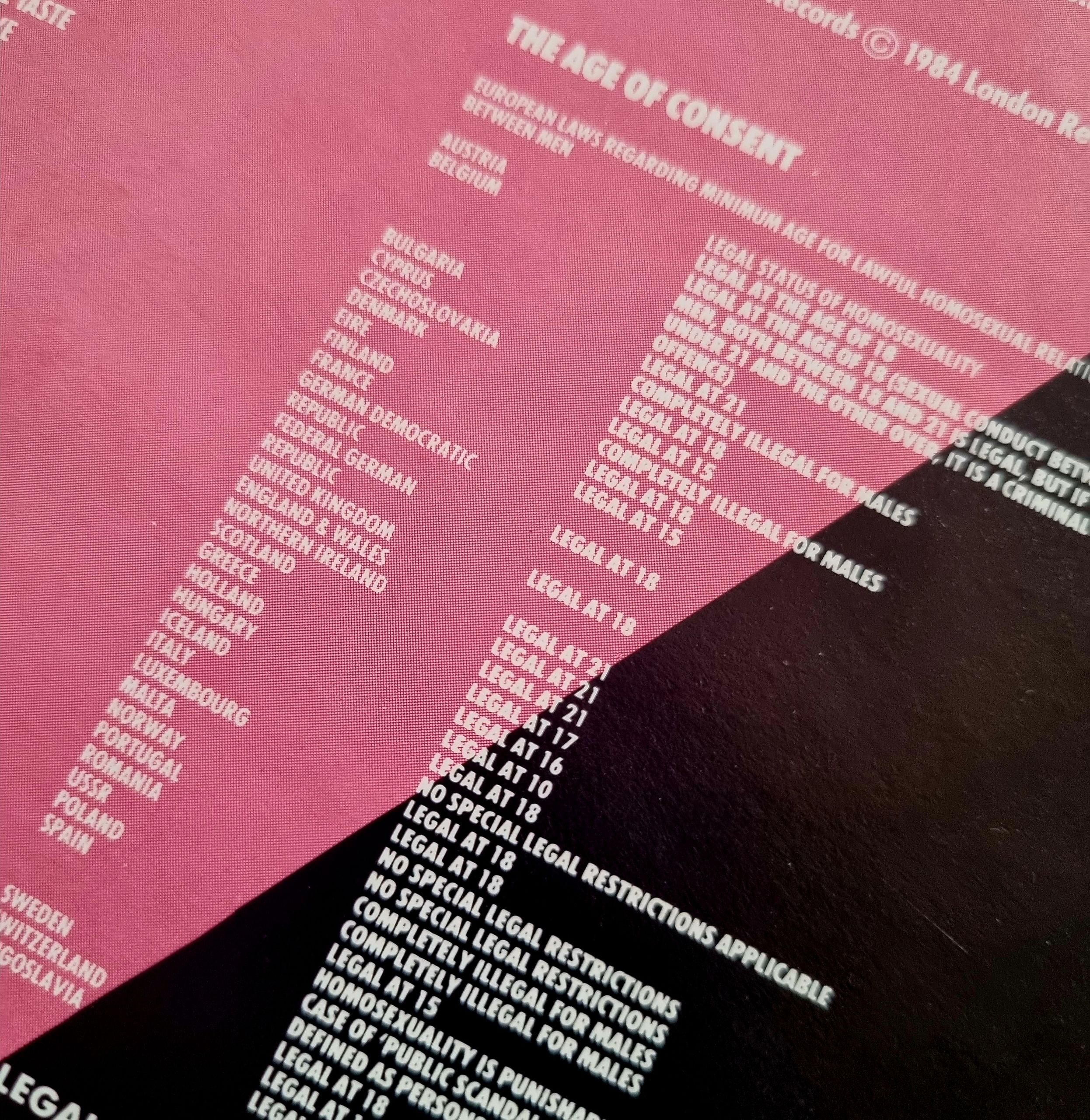 bronski beat wiyl vinyl 