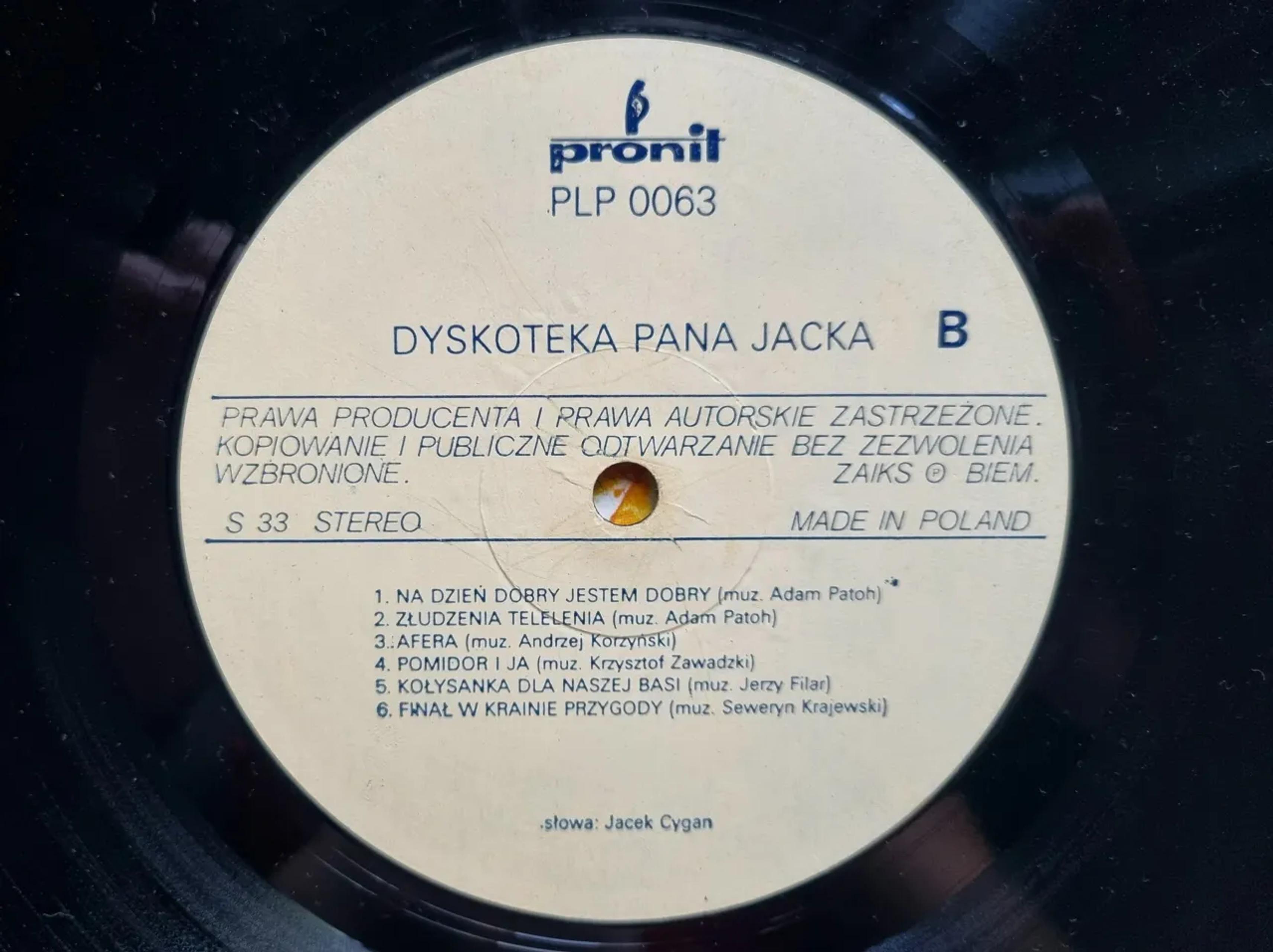 Subiektywny Leksykon Płyt, Które Warto Mieć: "Dyskoteka Pana Jacka"