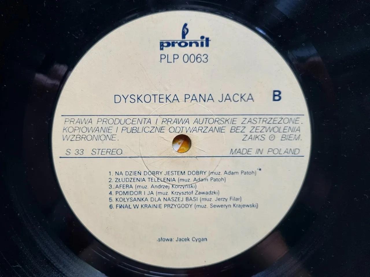 Subiektywny Leksykon Płyt, Które Warto Mieć: "Dyskoteka Pana Jacka"