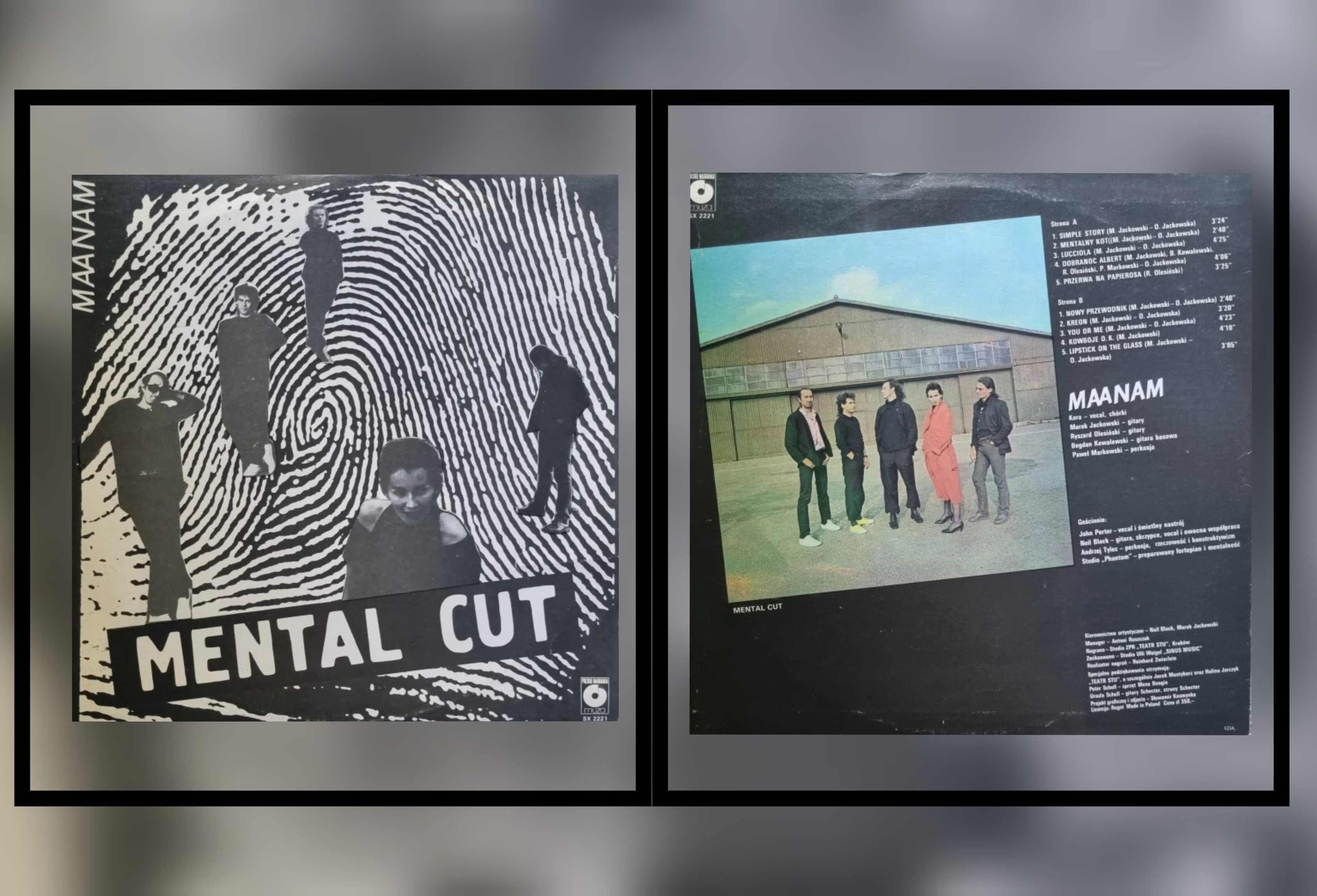 Maanam Mental Cut winyl lp vinyl