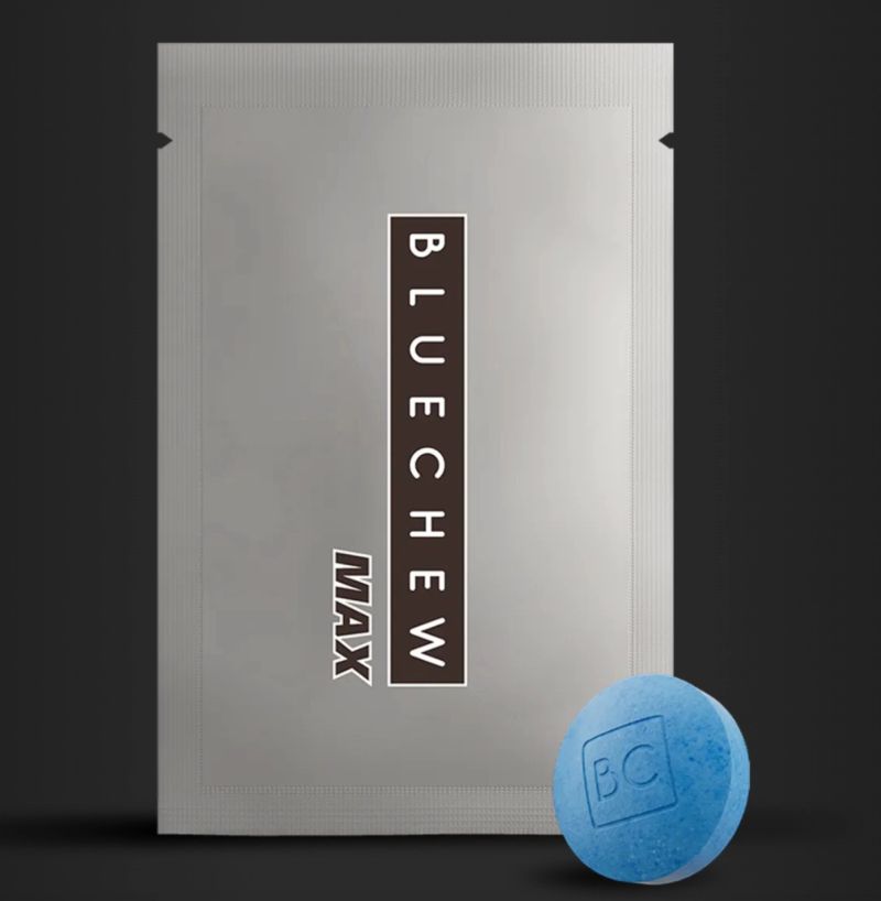 BlueChew MAX with tablet