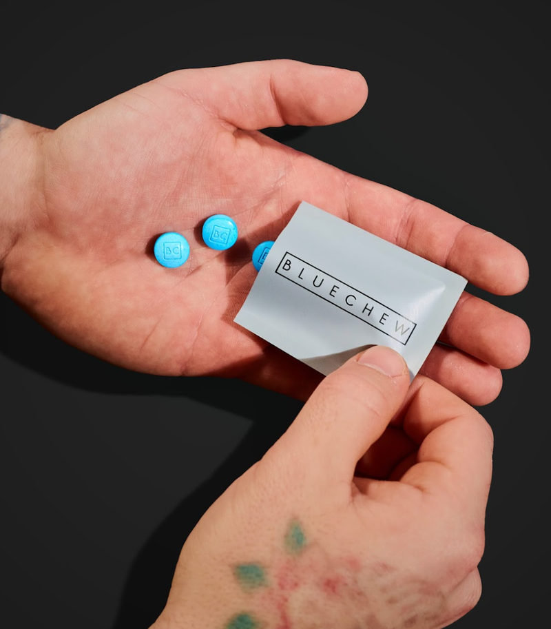 Research has shown PDE5 inhibitors like BlueChew can improve erectile function in opioid users.