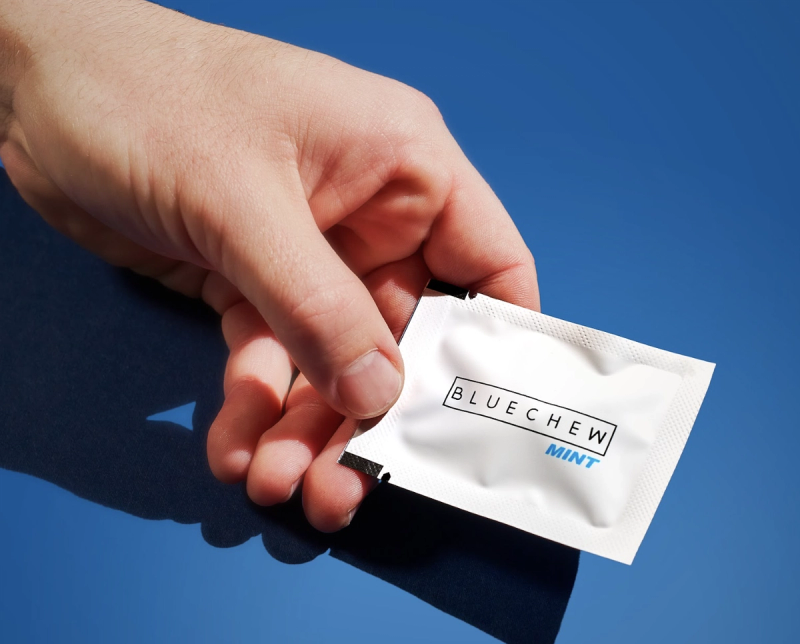 BlueChew may help offset the dulling of sensation from condoms that may make achieving an erection more difficult.