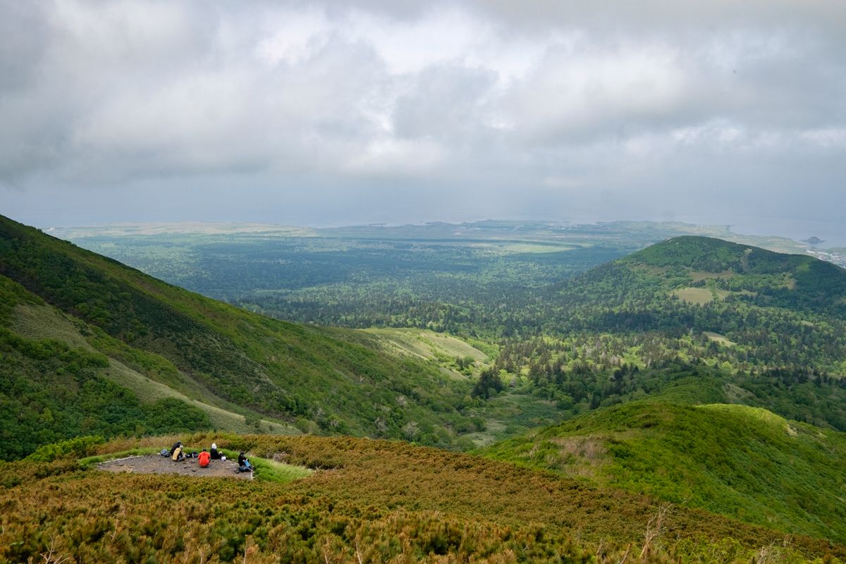 Expansive ocean views from Mt Rishiri
