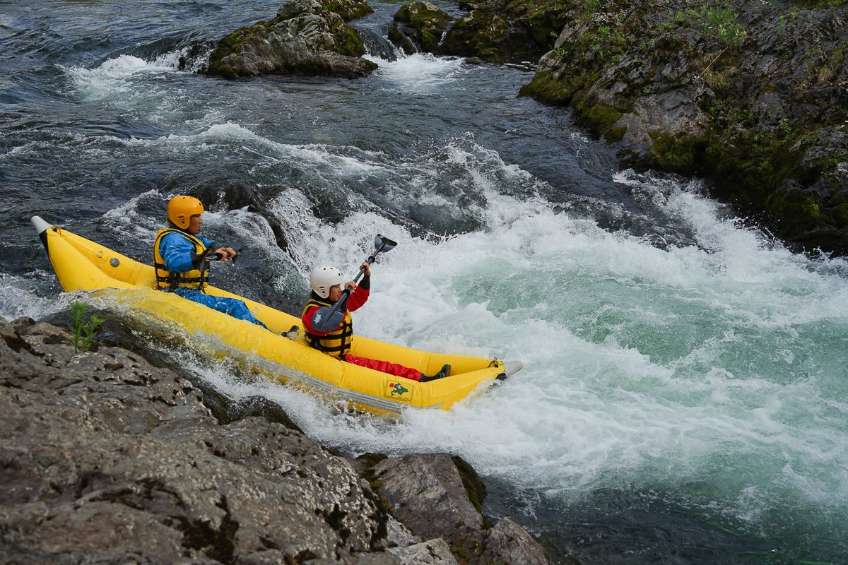 Sisorapci River fed from Daisetsuzan Mountains