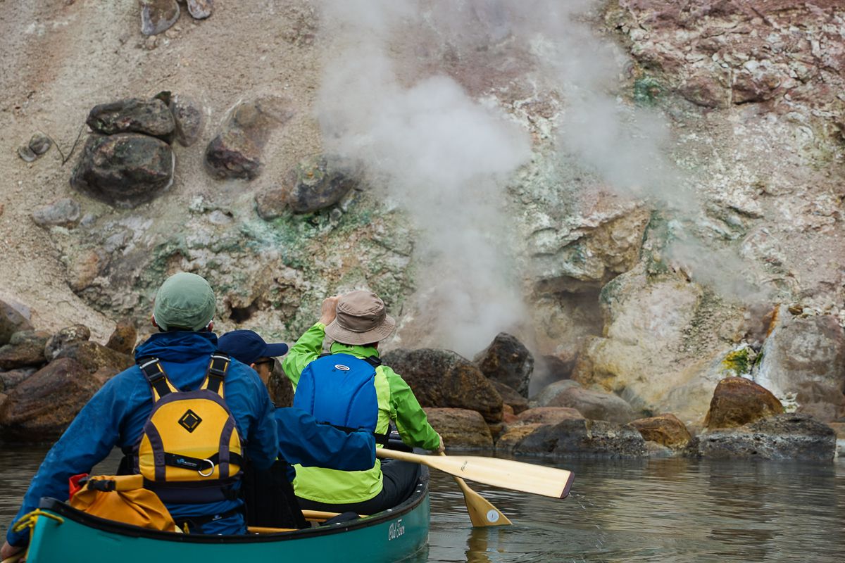 Getting up close to Oyakotsu fumaroles