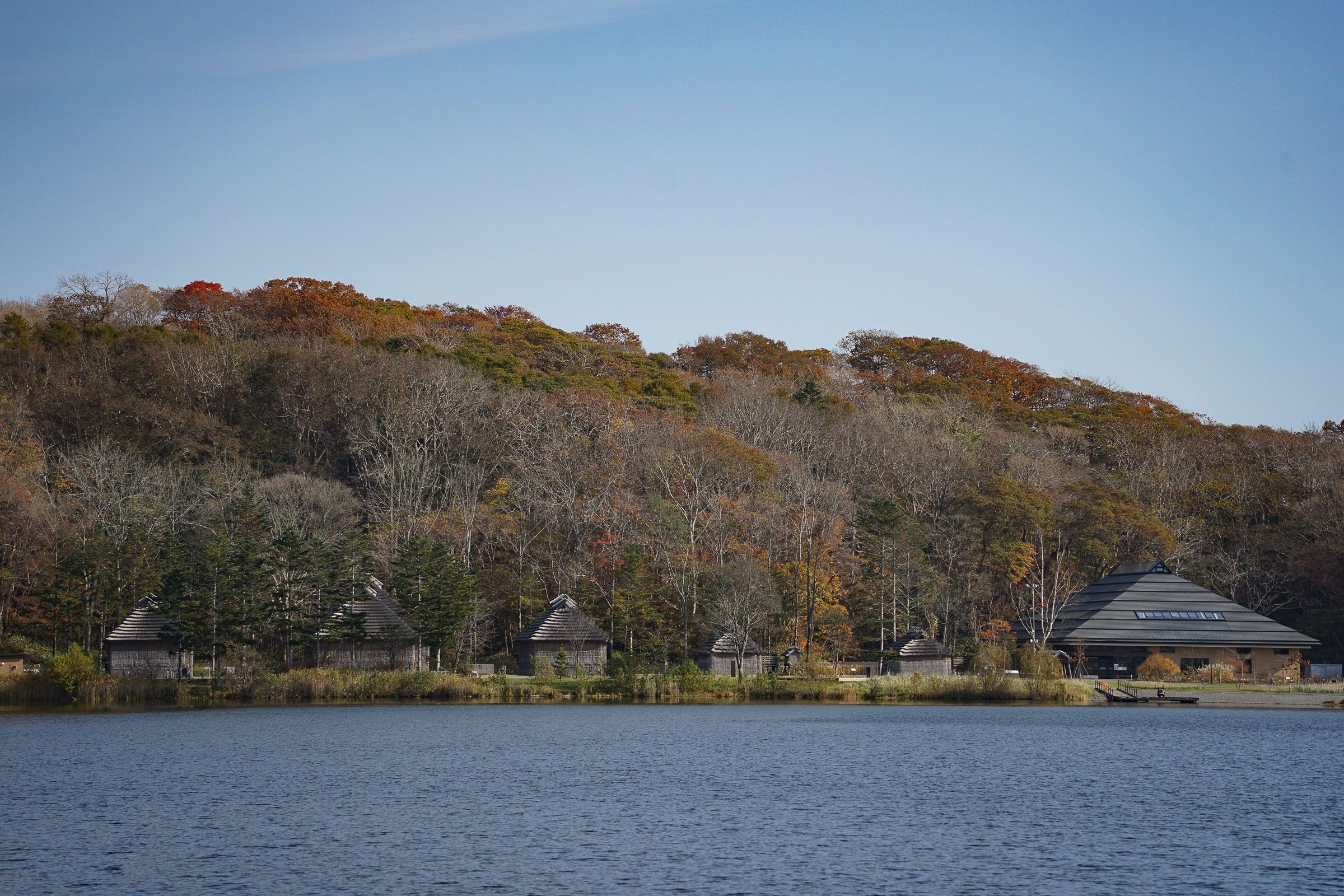 Certain parts of Upopoy Museum resemble traditional Ainu housing.