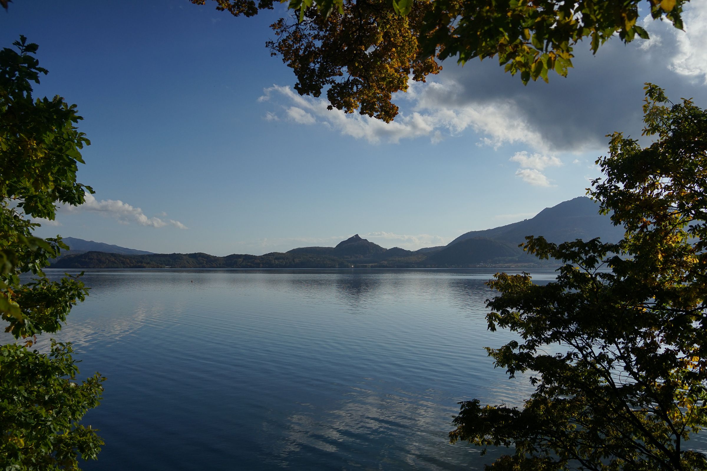 Showa Shinzan viewed from the Nakajima Trail.