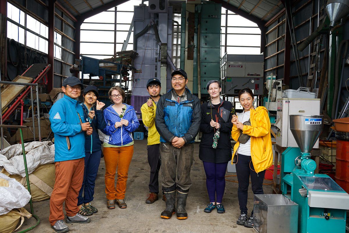 Group photo at Hara Farm