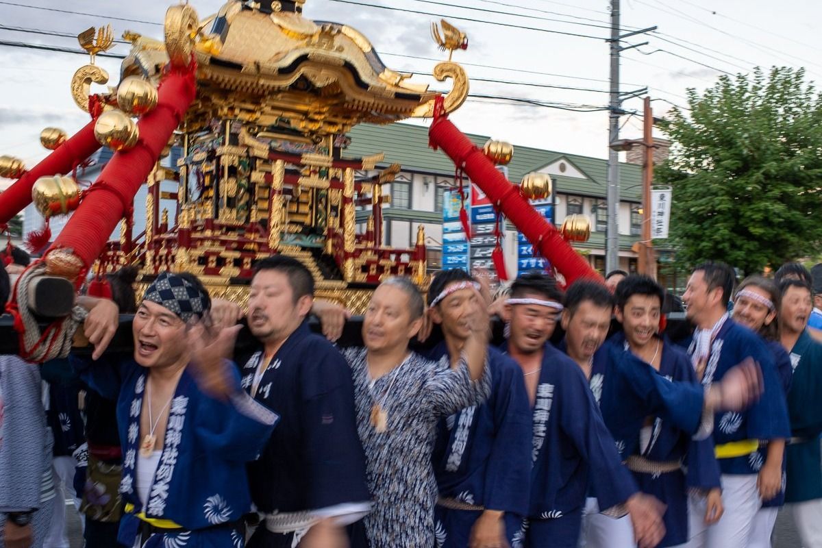 Summer festival of Higashikawa Shrine