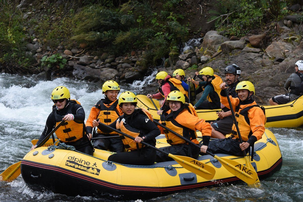 Rafted in two groups