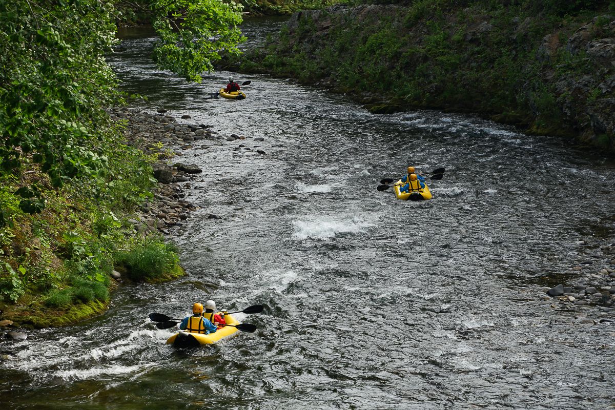 Rafting in Minami Furano