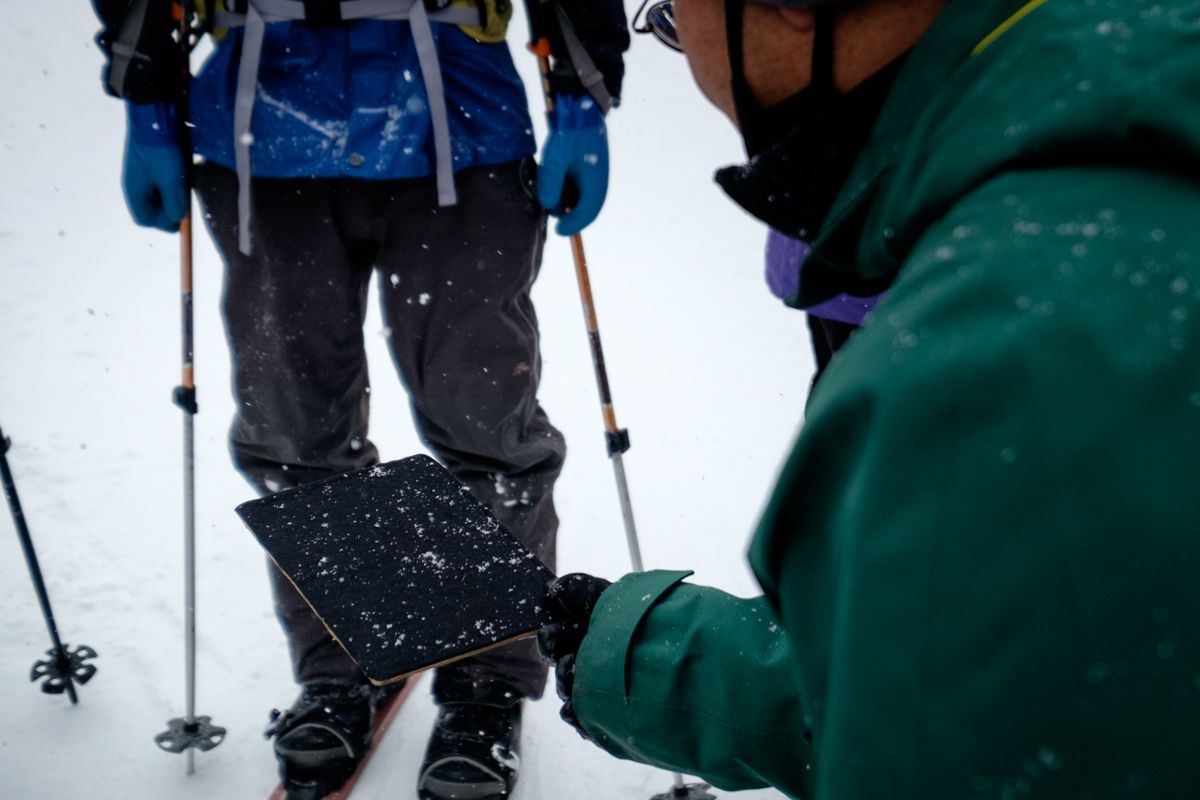 Observing snowflakes