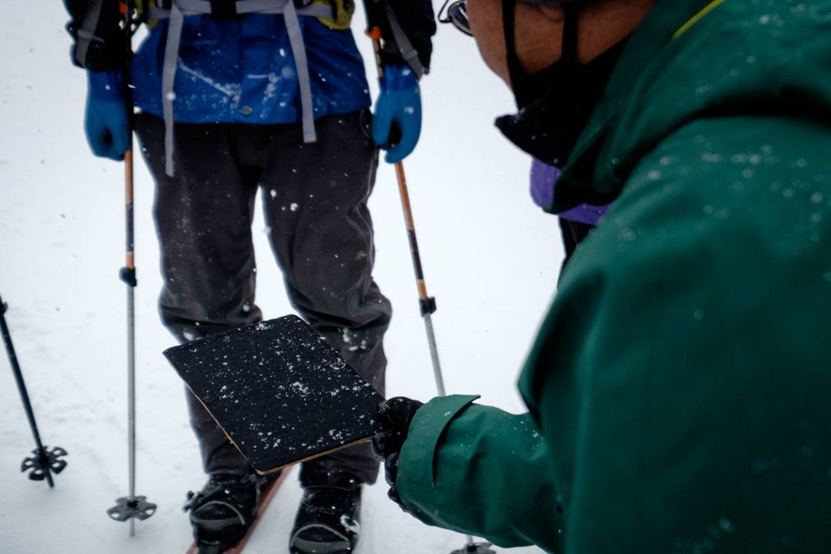 Observing snowflakes