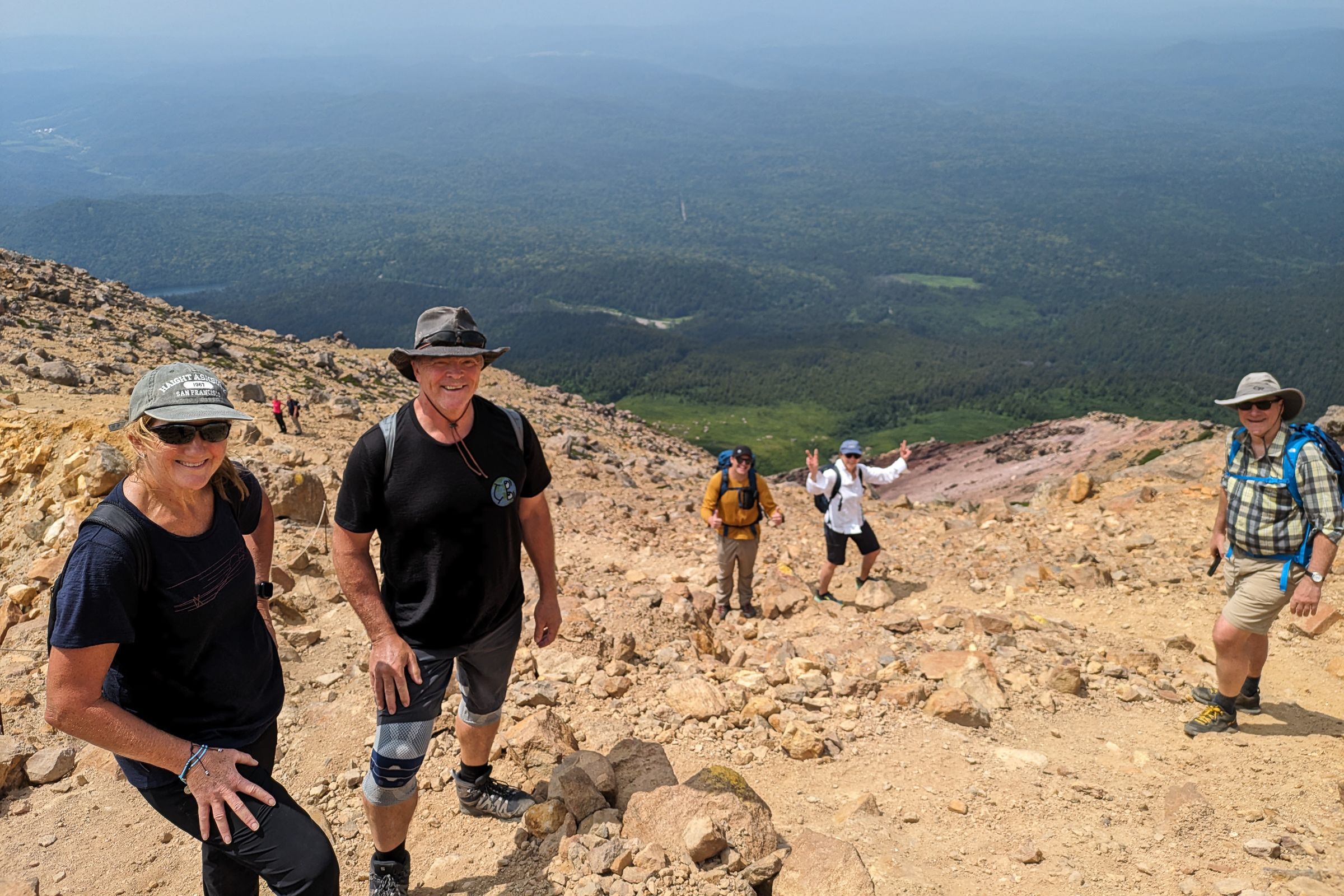 Climbing Mt. Meakan.