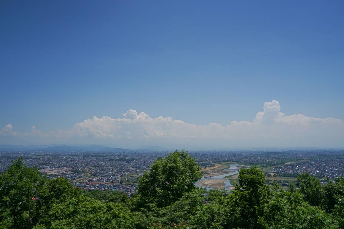 View from the top of Mt Arashiyama