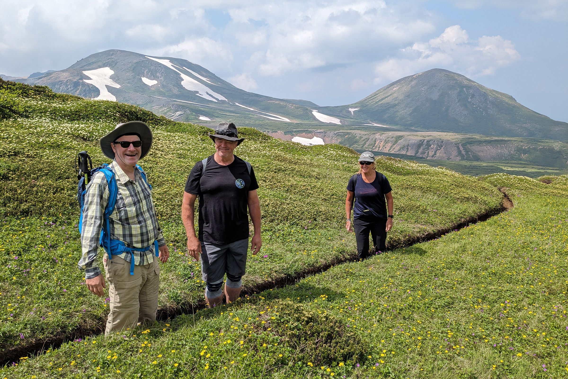 Enjoying a summer day on the Daisetsuzan Mountains.