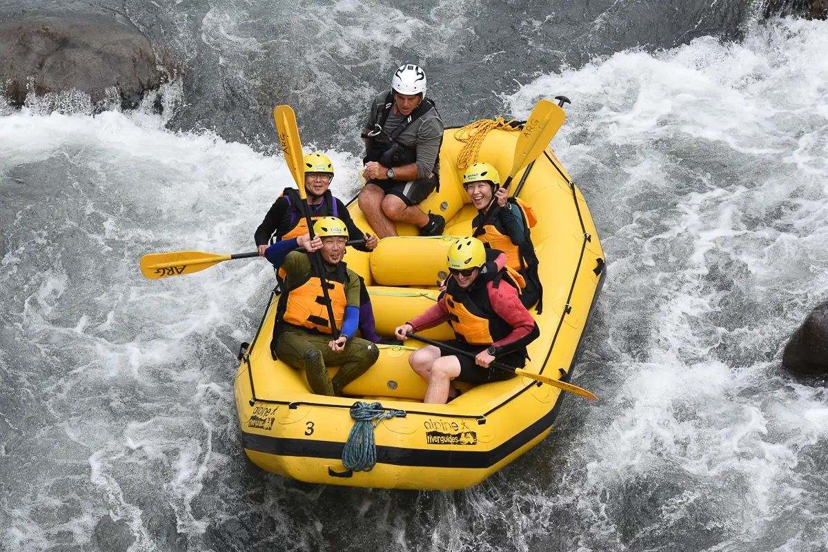 White water rafting in Hokkaido