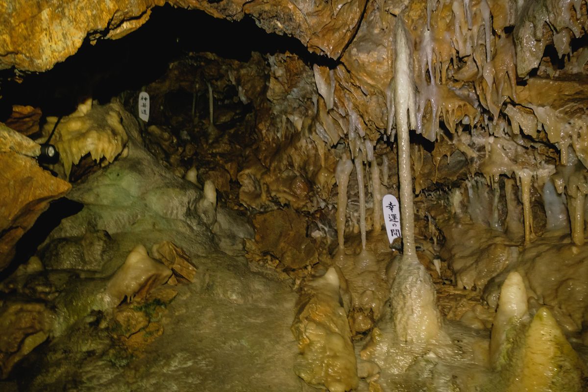Limestone columns in Toma