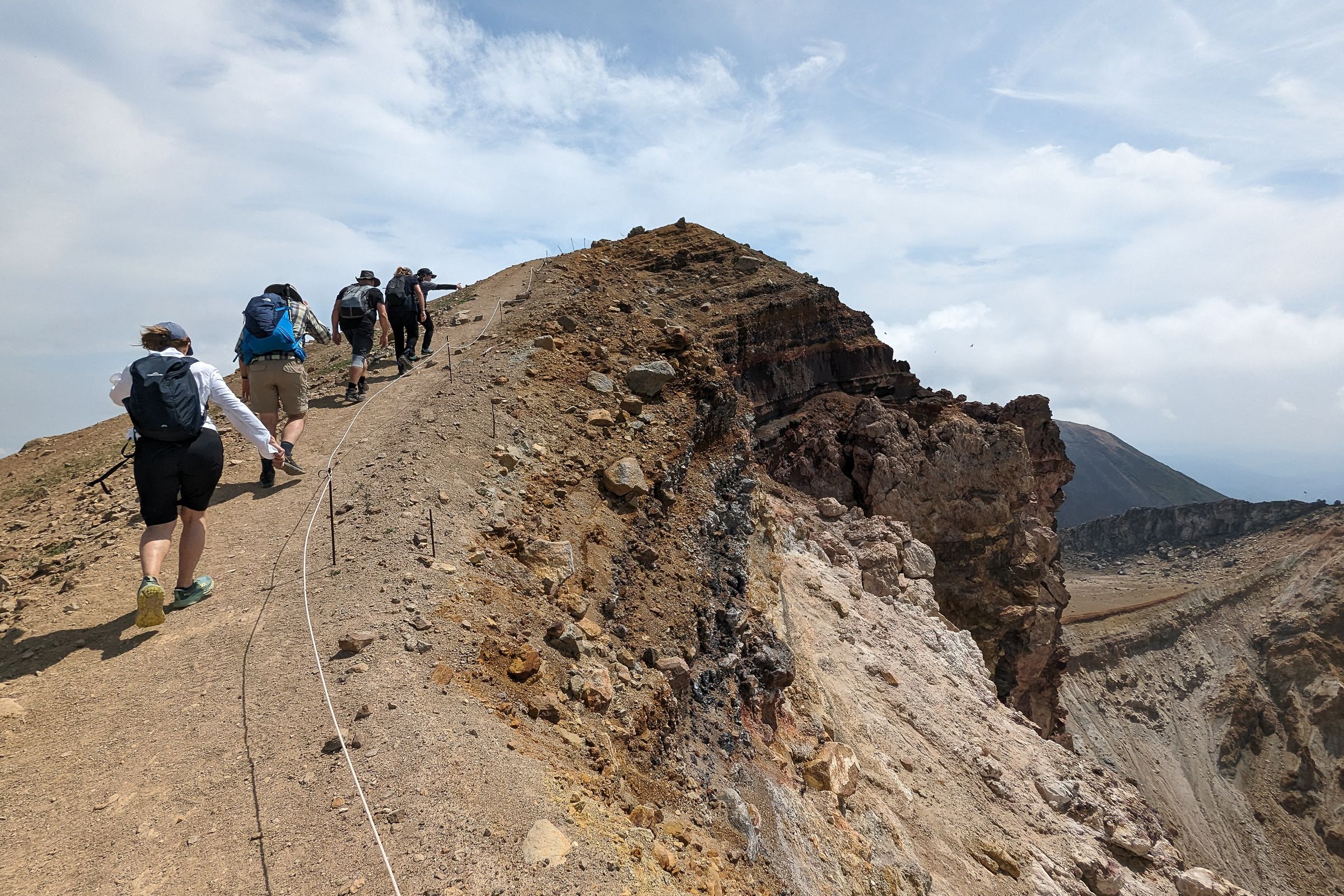 Rugged mountaintops at Mt. Meakan.