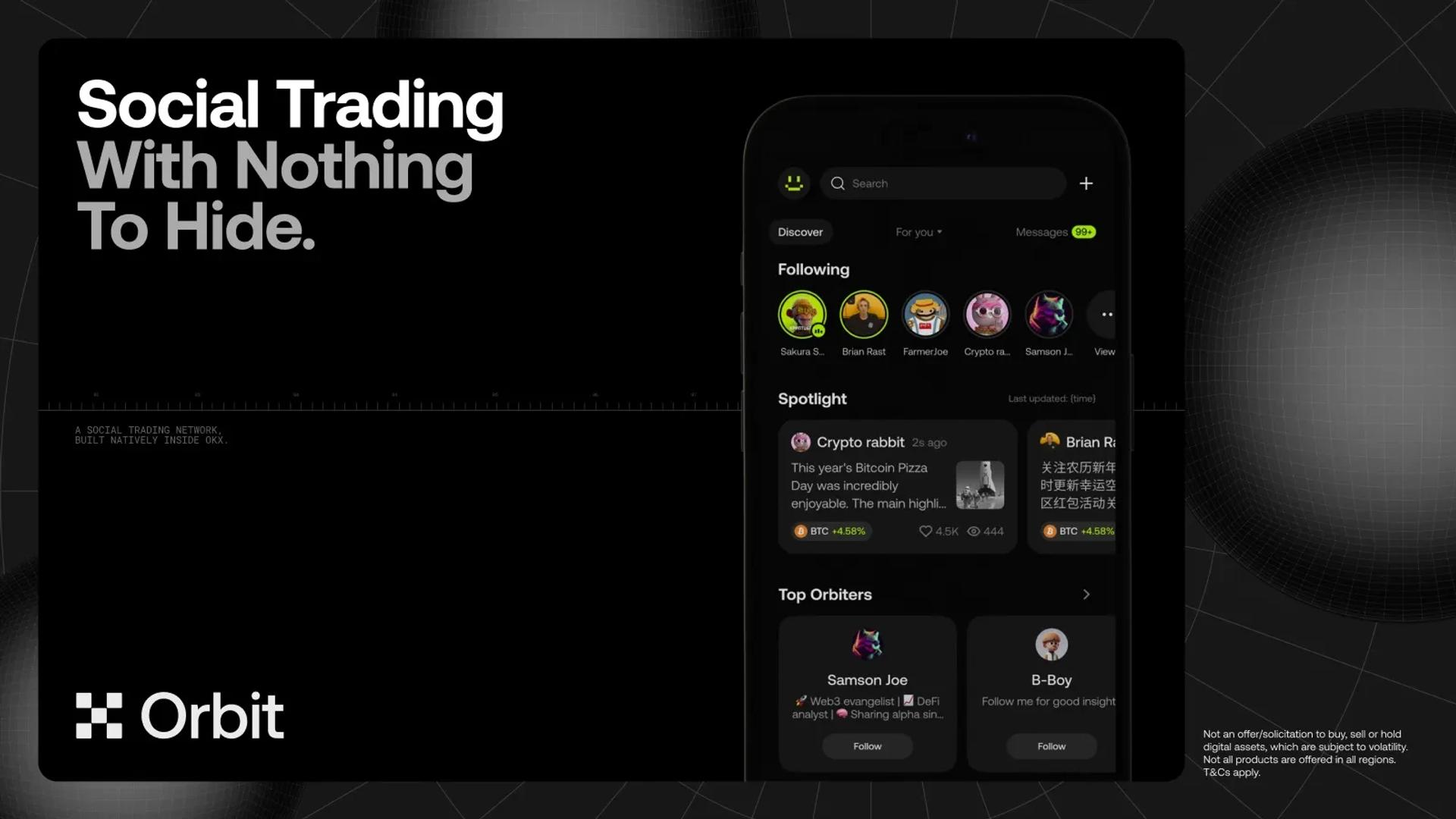 Orbit: Social Trading With Nothing To Hide