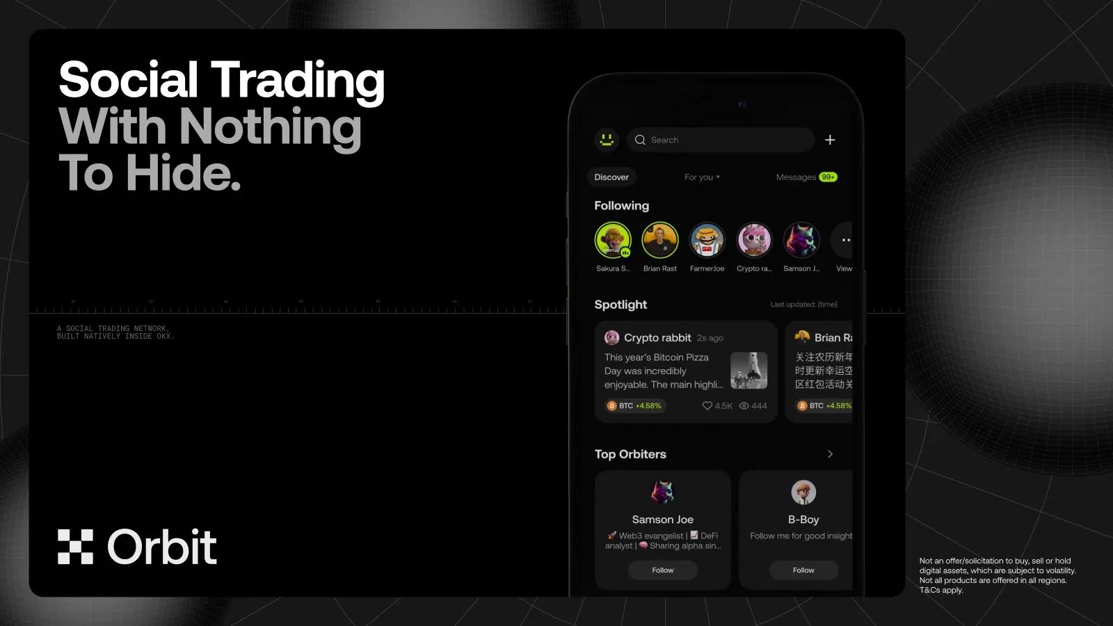 Orbit: Social Trading With Nothing To Hide