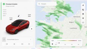 An Apple-inspired UI for Teslas