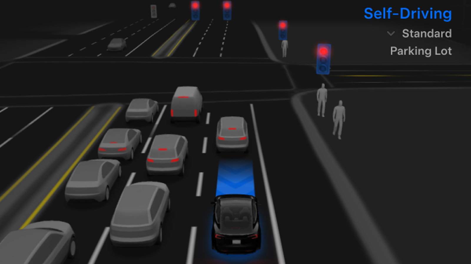 واجهة تحديث تسلا 2025.38.9.5 مع FSD 14.2