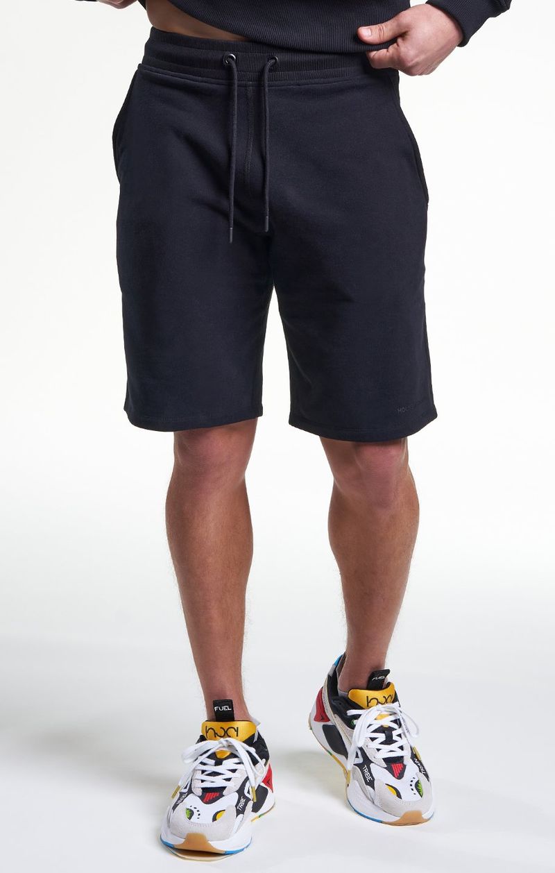 Mens Casual Sweat Short Black | House Of Athlete