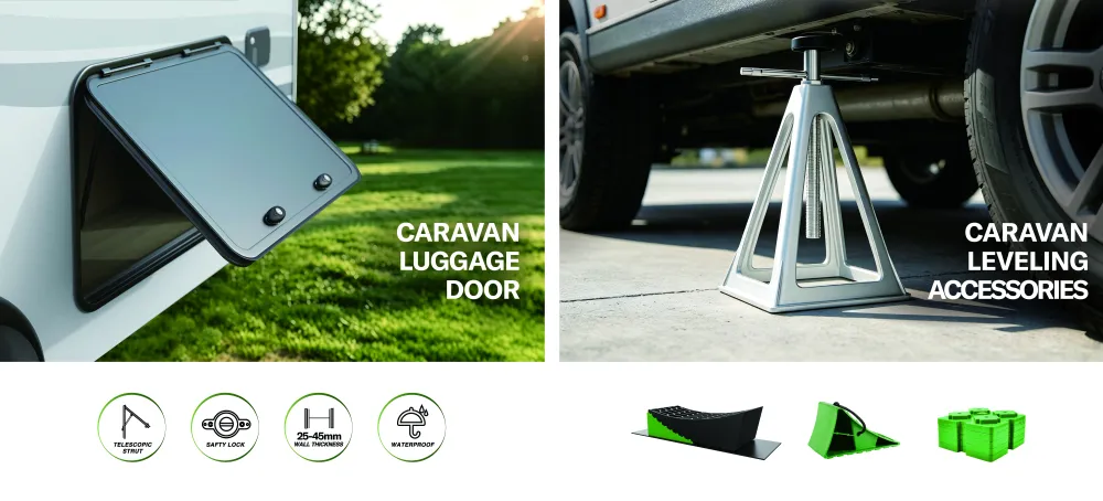 Product photo from a caravan exhibition