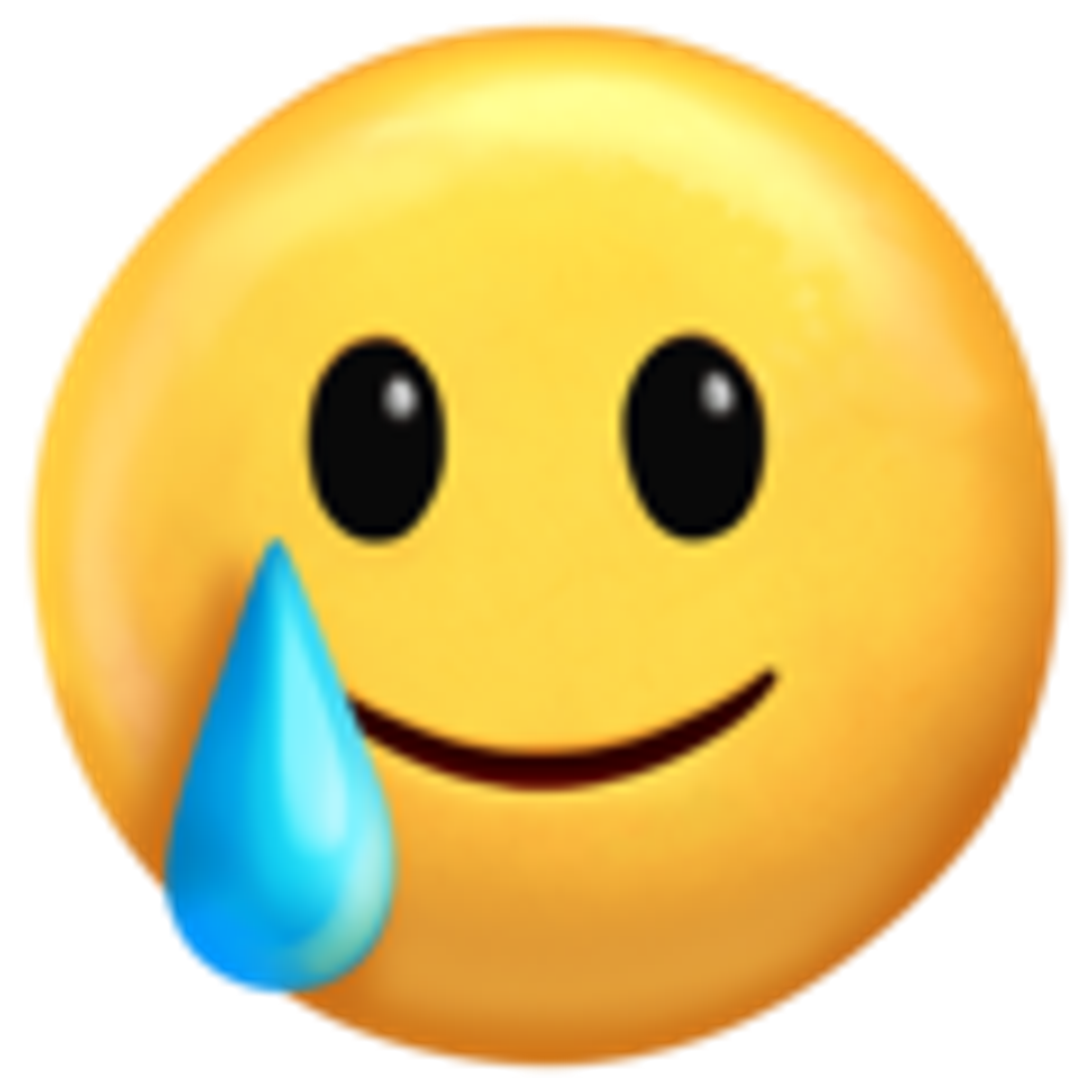 Smiling Face with Tear on Twitter Emoji Stickers 13.1