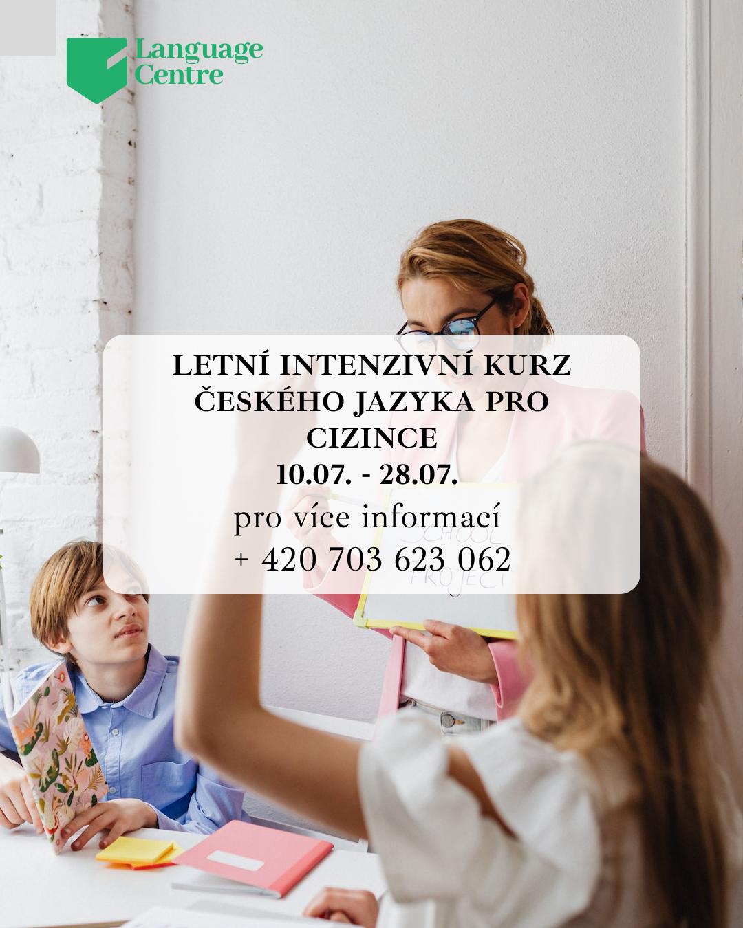 Summer Intensive Czech Language Course for Foreigners