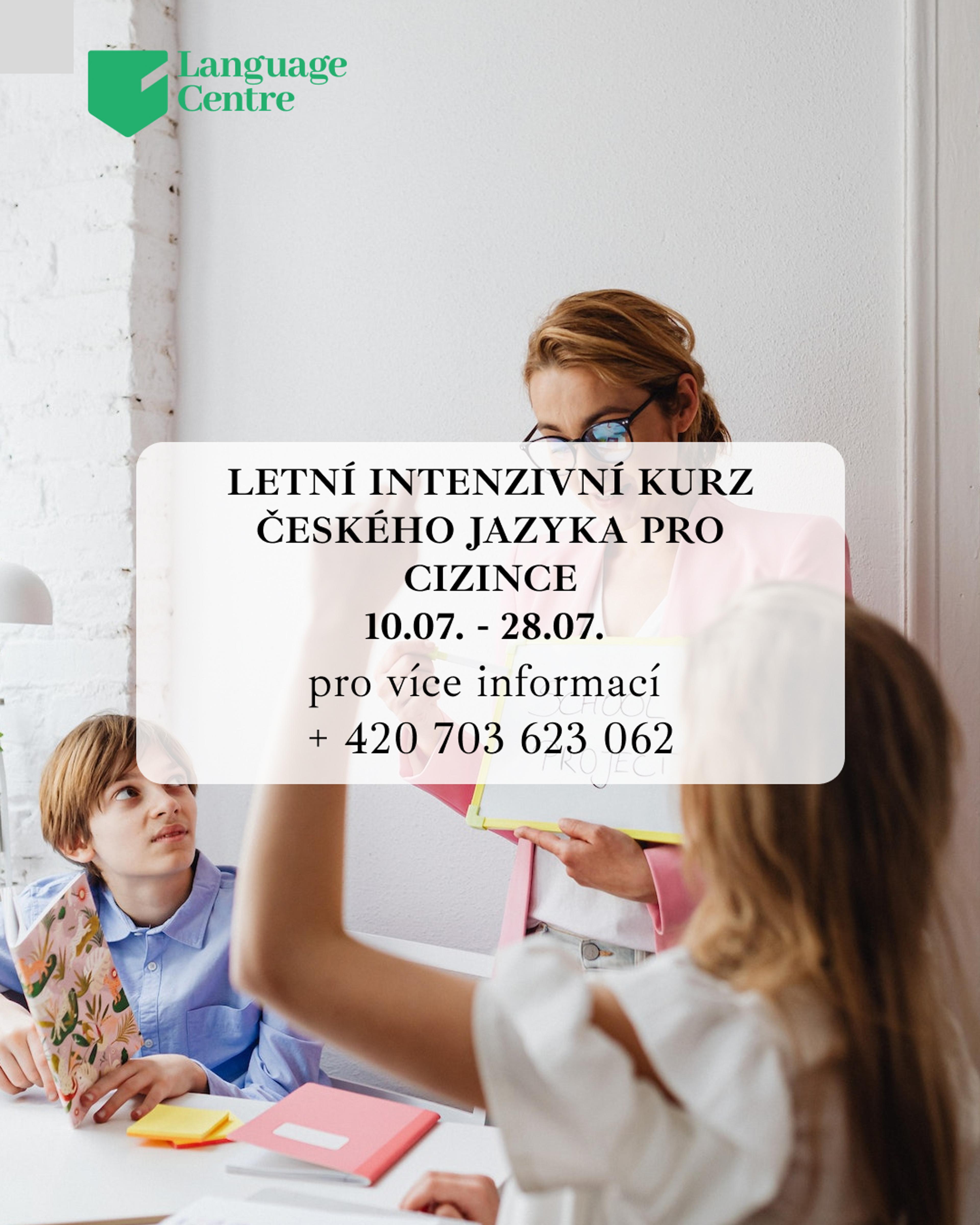 Letní intenzivní kurz českého jazyka pro cizince